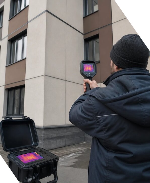 Тепловизионное обследование зданий и сооружений в Бирске